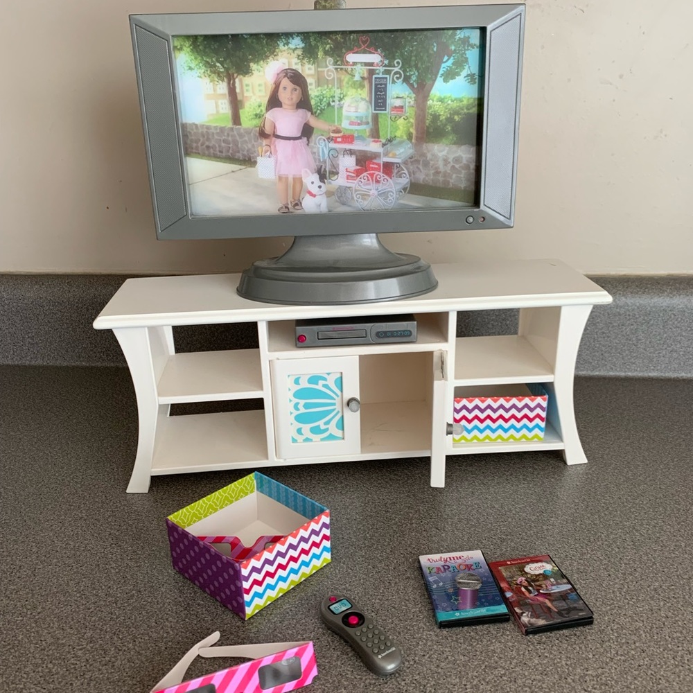 American Girl Entertainment Set with Sofa